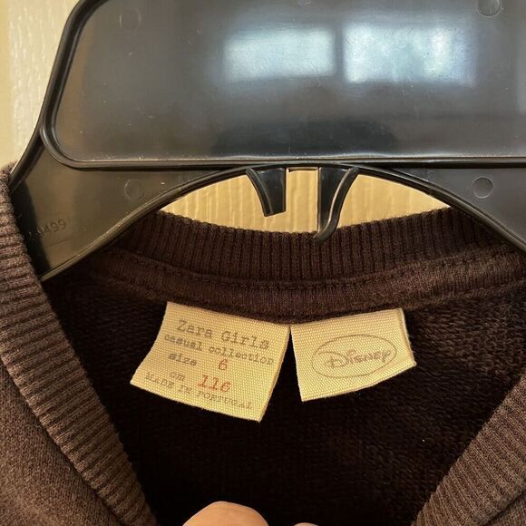 Zara Girls Disney Daisy Duck Sequin Applique Sweatshirt Size 6 - Picture 10 of 14